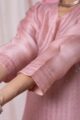 Image for Kusvaa Ws1046 Yarima Chanderi Complete Suit Set Closeup