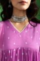 Image for Kusvaa Ws1048 Dhruvi Cotton Kalidar Kurta Dupatta Set Closeup