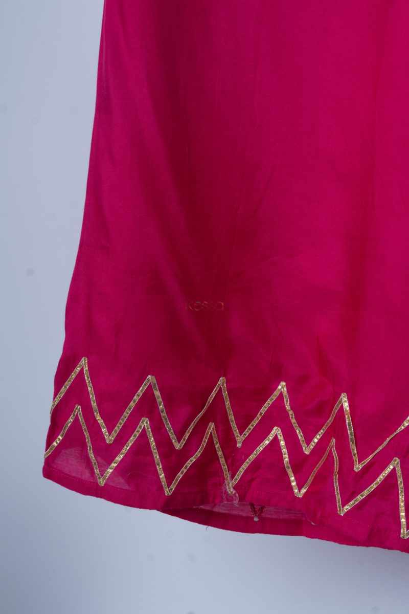 Image for Kusvaa Wssharara01 Muslin Sharara Mj.pink Front