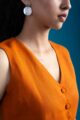 Image for Kusvaa Avdaf254 Neeta Linen Top Pant Set Closeup