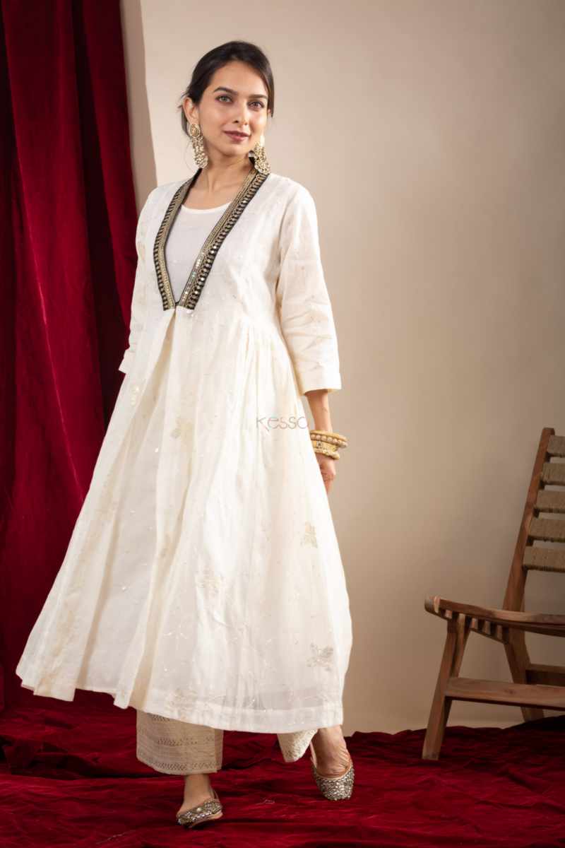 Image for Kusvaa Avdaf266 Kirita Cotton Kurta Plazzo Set Featured