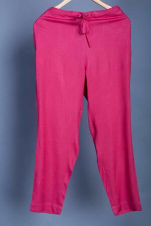 Image for Kusvaa Vcp01 Slub Silk Pants Onion Pink Featured