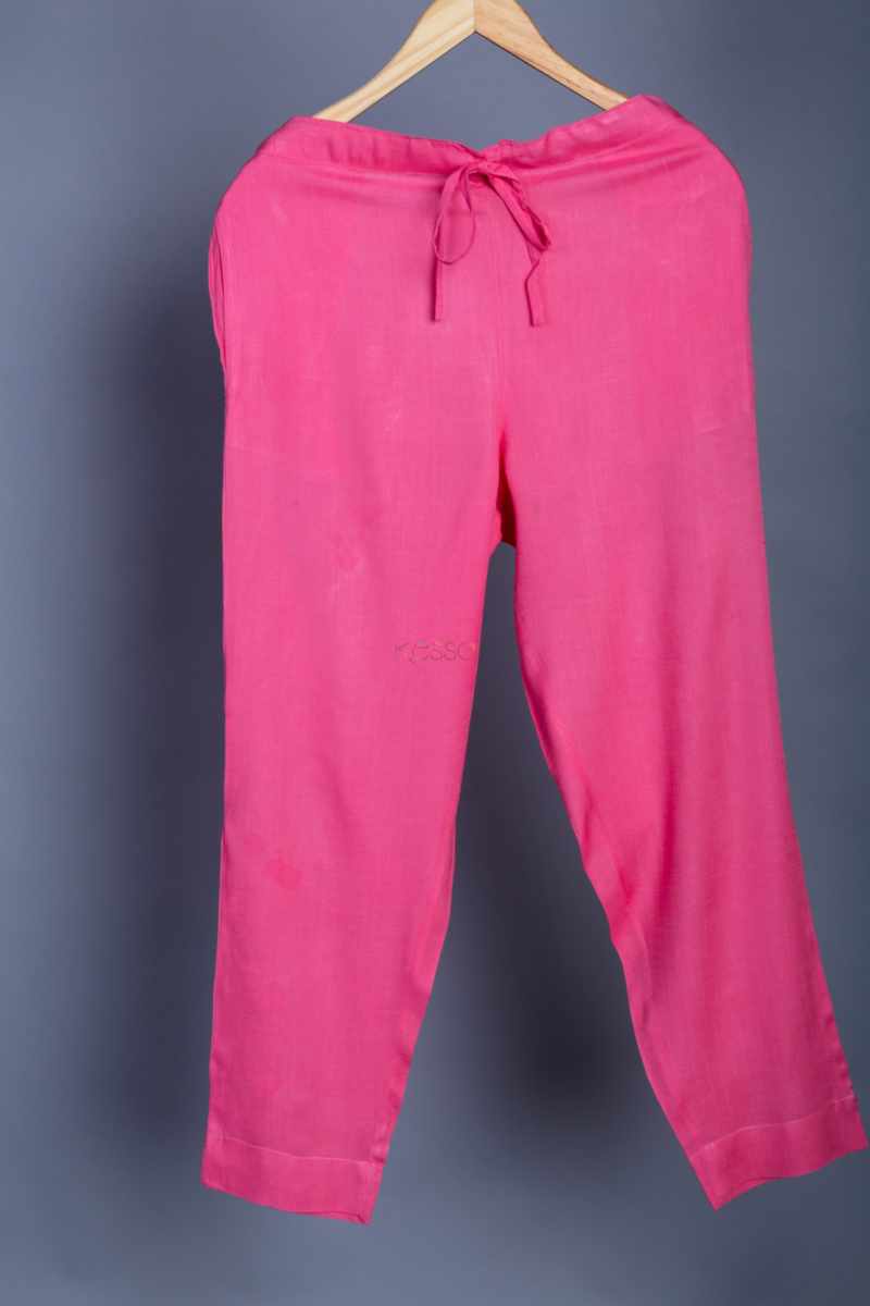Image for Kusvaa Vcp01 Slub Silk Pants Pink Featured