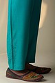 Image for Kusvaa Vcp01 Slub Silk Pants Ramagreen Side New