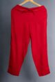 Image for Kusvaa Vcp01 Slub Silk Pants Red Featured New