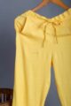 Image for Kusvaa Vcp01 Slub Silk Pants Yellow Side New