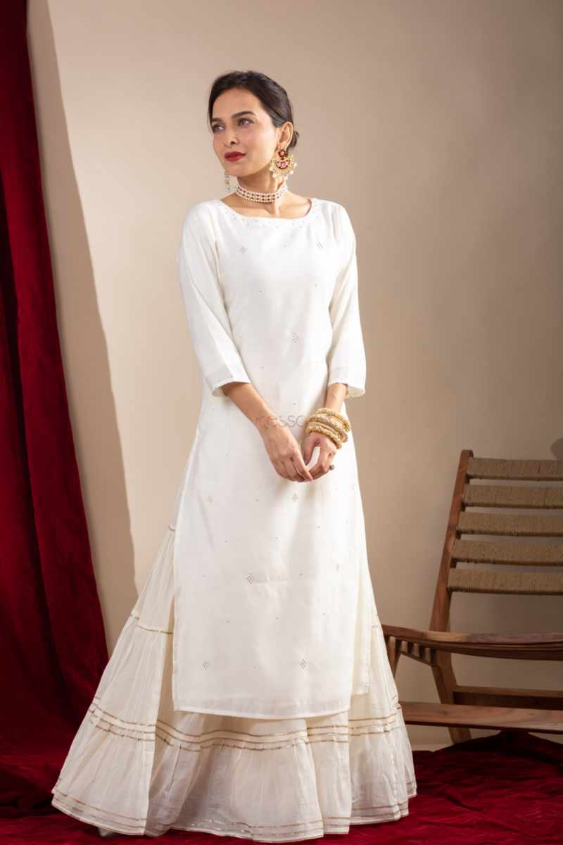 Image for Kusvaa Vcr221 Ashwini Cotton Silk Kurta Side