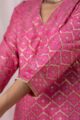 Image for Kusvaa Vcr227 Aaratrika Chanderi Silk Kurta Closeup