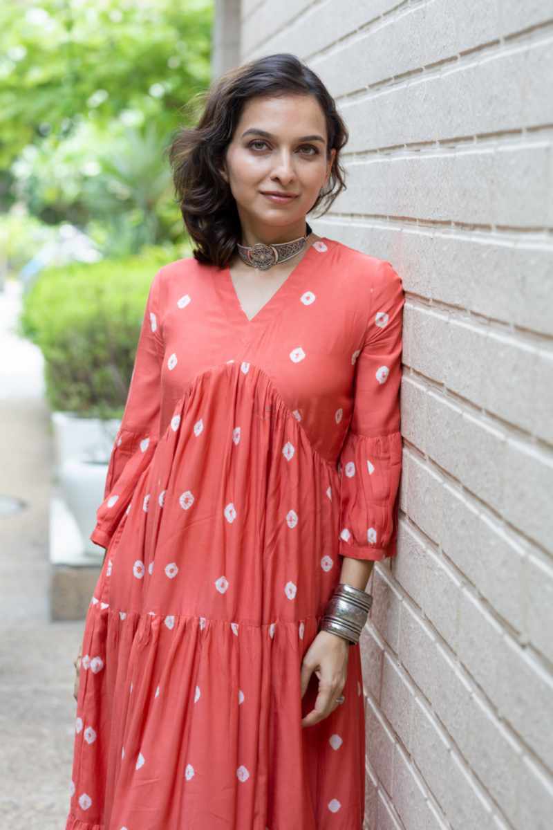 Image for Kusvaa Ws1057 Sanika Muslin A Line Dress Featured