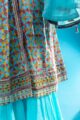 Image for Kusvaa Wsr411 Bhargavi Cotton Handblock Complete Suit Set Closeup 2