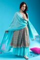 Image for Kusvaa Wsr411 Bhargavi Cotton Handblock Complete Suit Set Featured