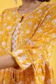 Image for Kusvaa Wsr416 Diyaa Handblock Cotton Short Top Closeup
