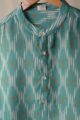 Image for Kusvaa Bpr49 Avneesh Men's Ikkat Print Kurta Side