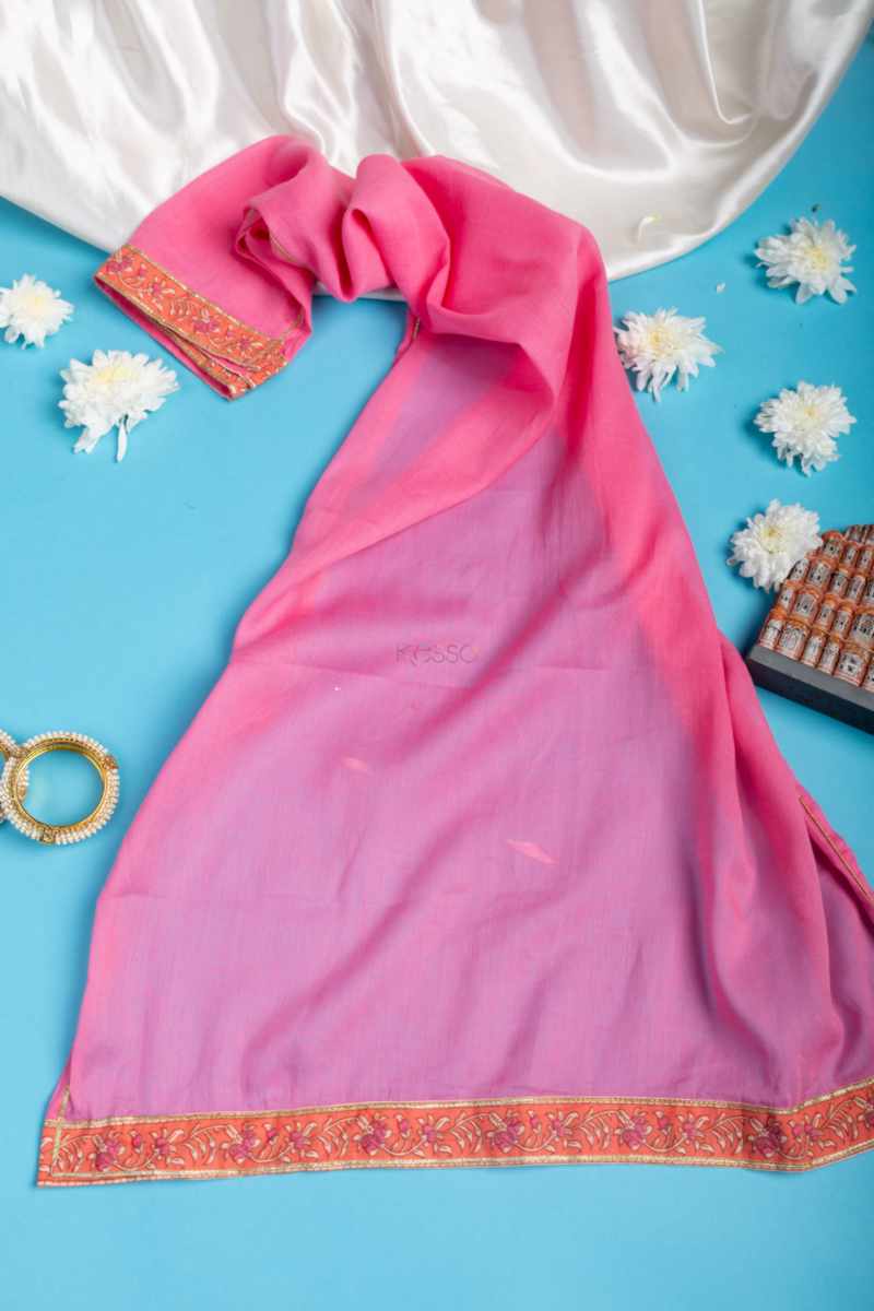 Image for Kusvaa Mbe103 Mythri Girls Cotton Complete Suit Set Closeup New