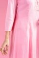 Image for Kusvaa Vcr228 Liliane Chanderi A Linet Kurta Closeup 2