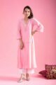 Image for Kusvaa Vcr228 Liliane Chanderi A Linet Kurta Side