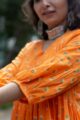 Image for Kusvaa Ws1056 Sashriti Cotton A Line Dress Closeup 2