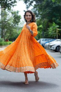 Image for Kusvaa Ws1056 Sashriti Cotton A Line Dress Featured