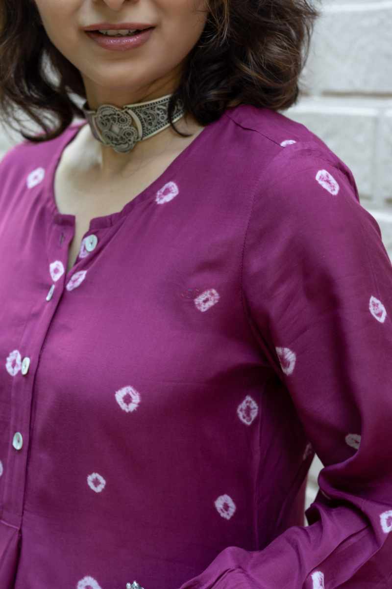 Image for Kusvaa Ws1059 Akshiti Muslin Kurta Pant Set Closeup