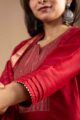 Image for Kusvaa Ws1066 Aani Chanderi Complete Suit Set Closeup