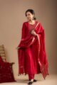 Image for Kusvaa Ws1066 Aani Chanderi Complete Suit Set Front