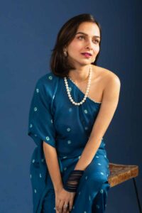 Image for Kusvaa Ws1067 Niyas Muslin Kaftan With Palazzo Set Sitting
