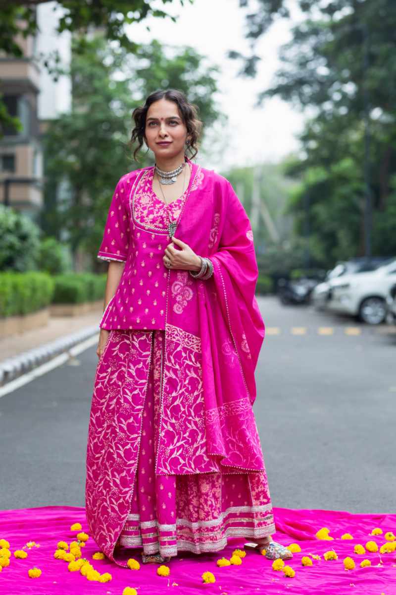 Image for Kusvaa Ws1073 Mouna Cotton Complete Skirt Set Side