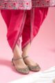 Image for Kusvaa Wsr415 Chitradevi Cotton Kurta With Dhoti Set Closeup 2