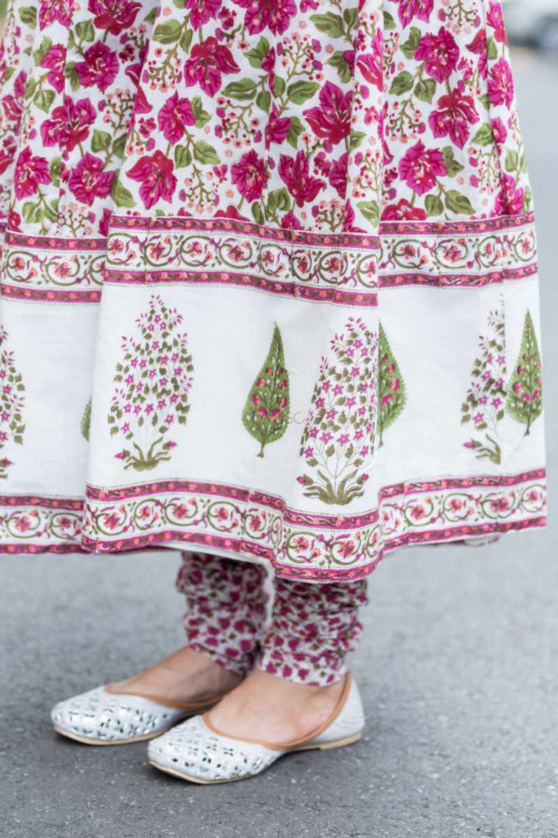 Image for Kusvaa Wsr421 Marsali Handblock Complete Suit Set Closeup 2