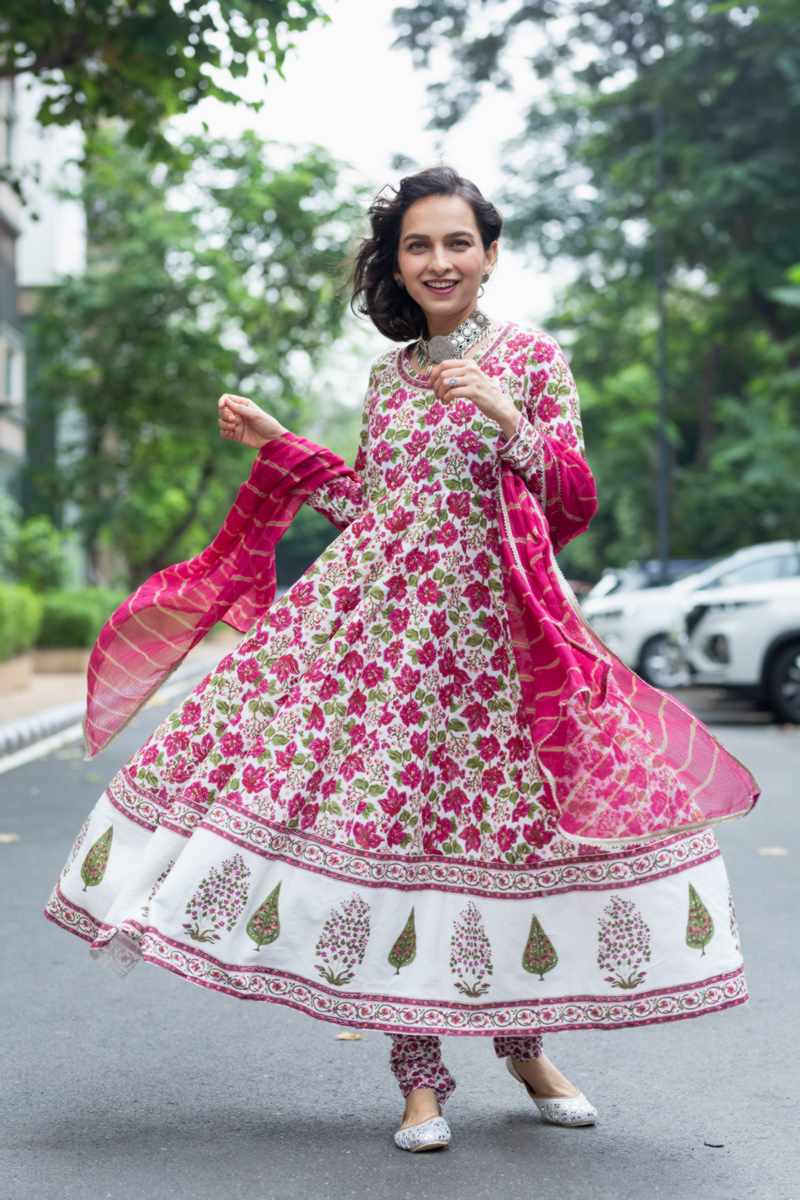 Image for Kusvaa Wsr421 Marsali Handblock Complete Suit Set Featured