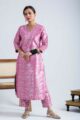 Image for Kusvaa Avdaf270 Renelle Banarasi Kurta With Pant Set Front