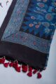 Image for Kusvaa Kiadupatta35 Panchali Ajrakh Modal Stole Closeup