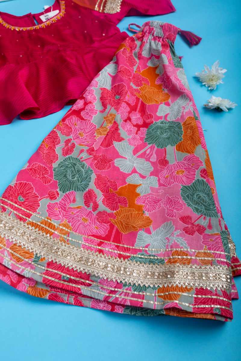 Image for Kusvaa Mbe105 Yameen Girls Complete Skirt Set Closeup New
