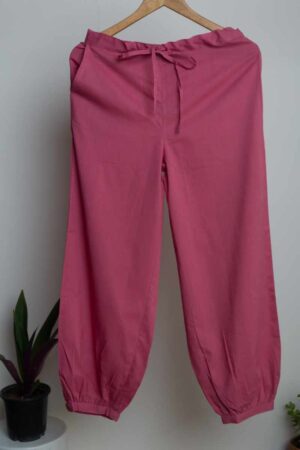 Image for Kusvaa Sap19 Cotton Salwar Lightpink Closeup New