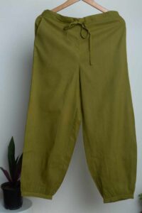 Image for Kusvaa Sap19 Cotton Salwar Mehendigreen Featured New