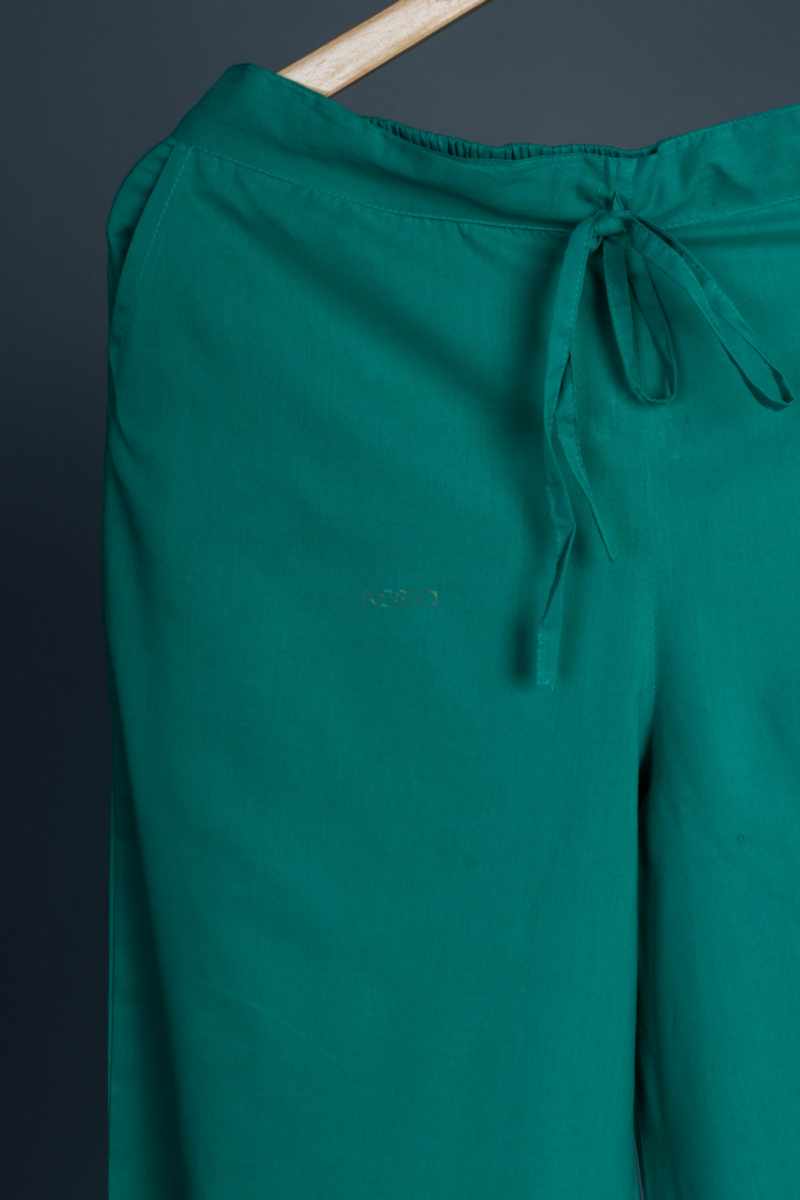 Image for Kusvaa Sap19 Cotton Salwar Ramagreen Front