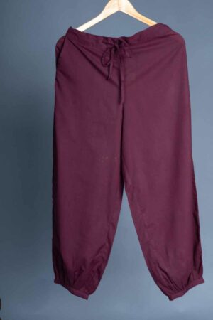 Image for Kusvaa Sap19 Cotton Salwar Wine Side