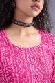 Image for Kusvaa Vcr242 Urice Cotton Straight Fit Kurta Closeup 2