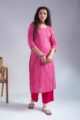 Image for Kusvaa Vcr242 Urice Cotton Straight Fit Kurta Side