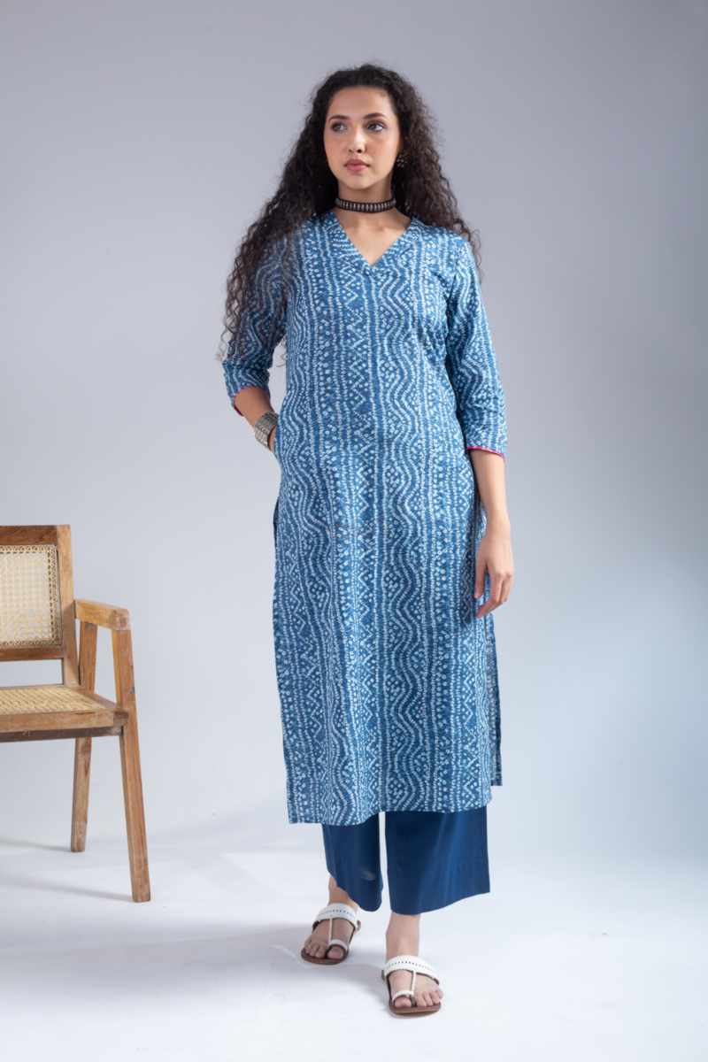 Image for Kusvaa Vcr243 Udvahni Cotton Straight Fit Kurta Featured