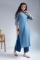 Image for Kusvaa Vcr243 Udvahni Cotton Straight Fit Kurta Front