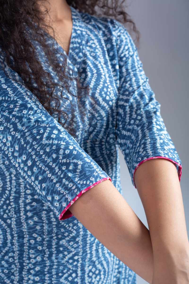 Image for Kusvaa Vcr243 Udvahni Cotton Straight Fit Kurta Side