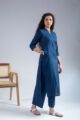Image for Kusvaa Vcr246 Umayma Cotton Straight Kurta Side
