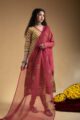 Image for Kusvaa Wsr423 Pratyaksha Handblock Complete Suit Set Side