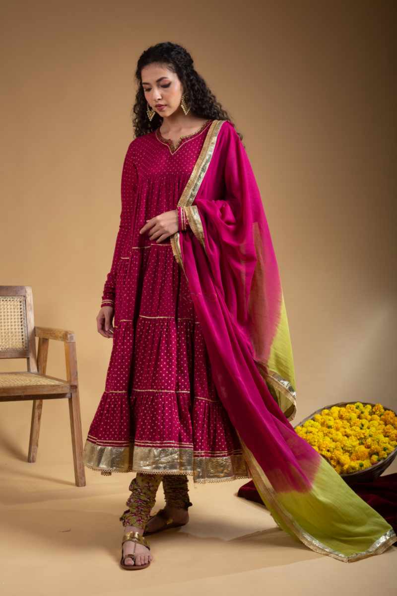 Image for Kusvaa Wsr425 Gautami Cotton Complete Suit Set Featured
