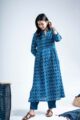 Image for Kusvaa Bpr50 Mythri Cotton Handblock Straight Kurta Featured New