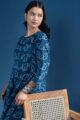 Image for Kusvaa Bpr51 Mandalyn Cotton Handblock Kurta Sitting New