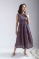 Image for Kusvaa Ne26 Jyoti Cotton Stripe Dress Featured