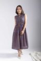 Image for Kusvaa Ne26 Jyoti Cotton Stripe Dress Front