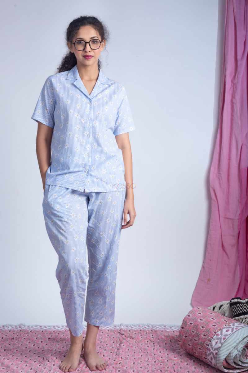 Image for Kusvaa Nekurta30 Saloni Cotton Loungewear Set Side